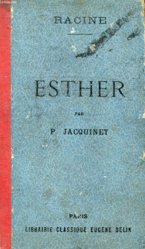 ESTHER, Tragdie (1689)