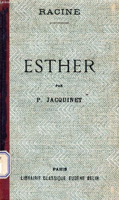 ESTHER, Tragdie (1689)