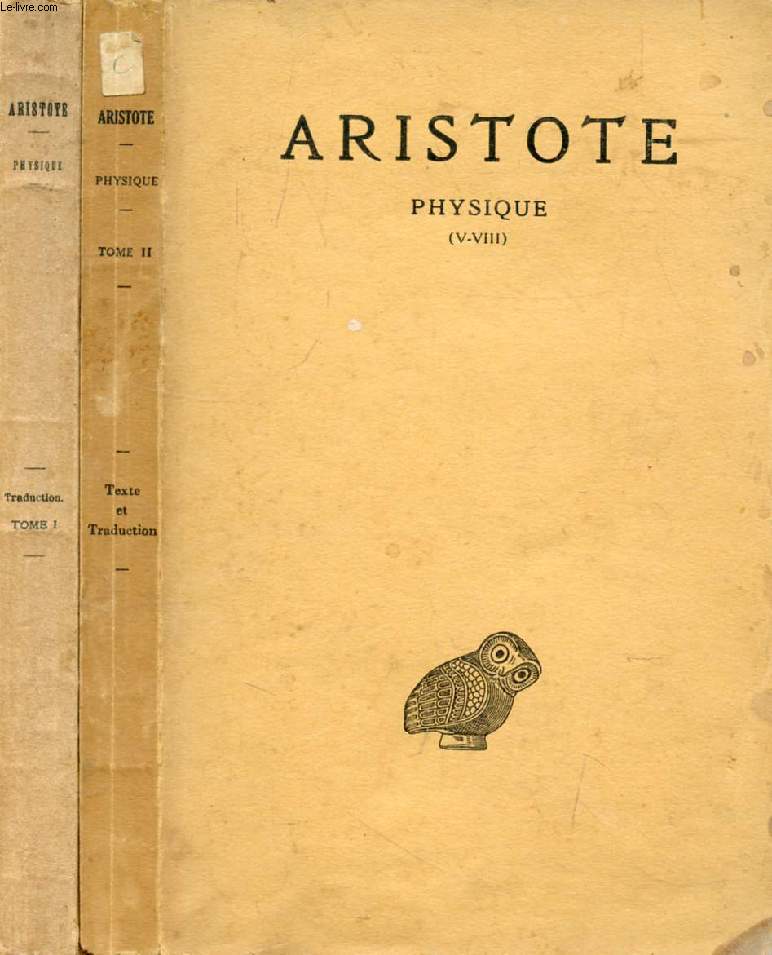 PHYSIQUE, 2 TOMES (I-IV / V-VIII)