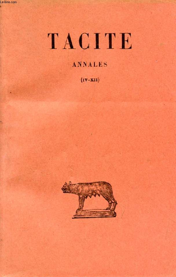 ANNALES, TOME II (LIVRES IV-XII)