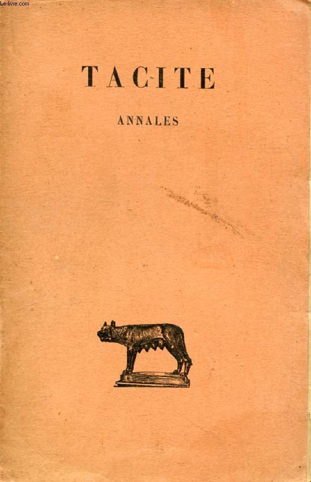 ANNALES, TOME I (LIVRES I-III)