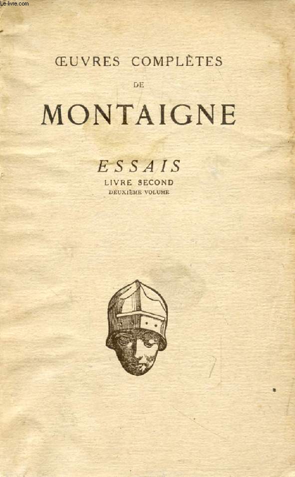 ESSAIS, LIVRE II, Chap. XIII-XXXVII