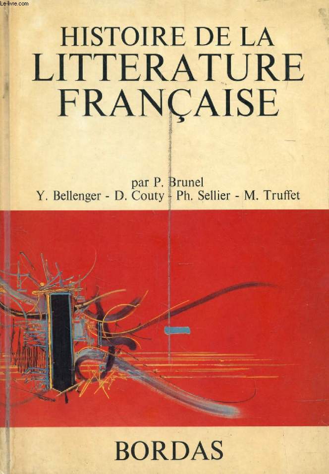 HISTOIRE DE LA LITTERATURE FRANCAISE
