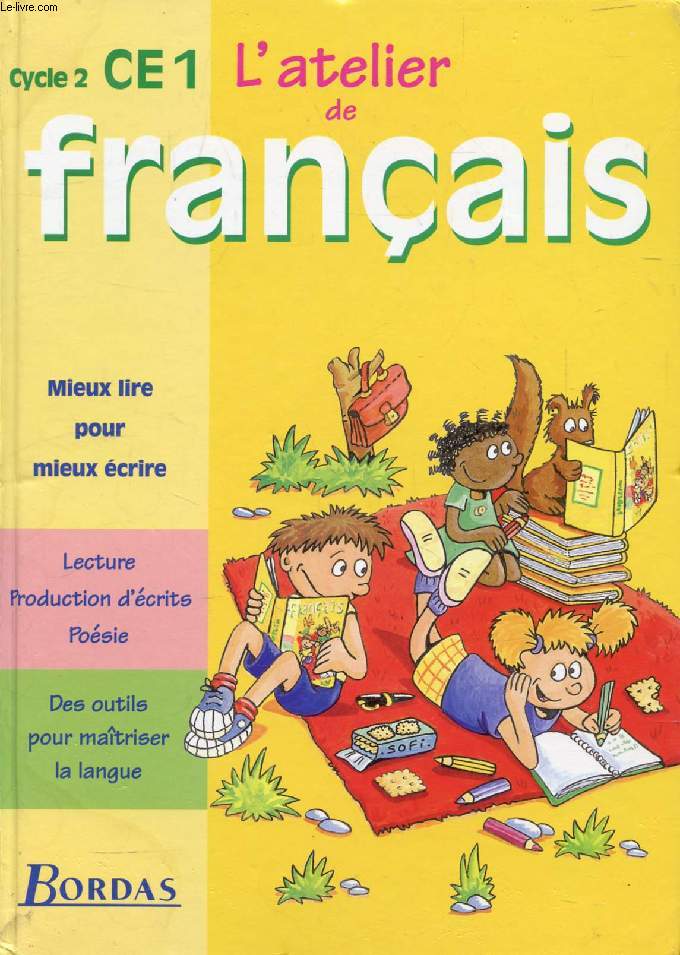L'ATELIER DE FRANCAIS, CYCLE 2, CE1