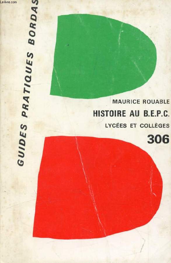 HISTOIRE, CLASSE DE 3e ET BEPC