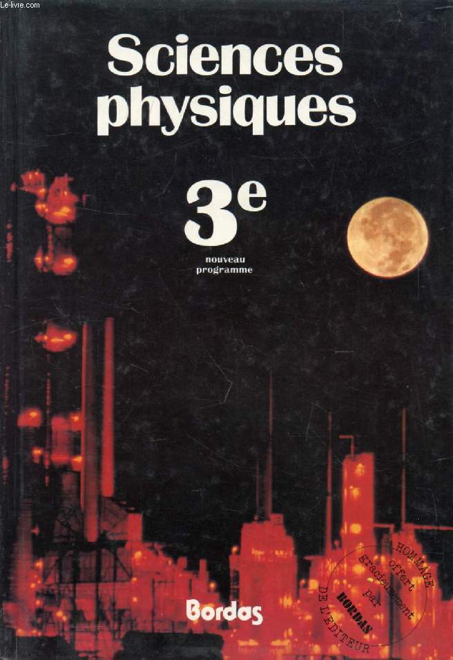 SCIENCES PHYSIQUES, 3e