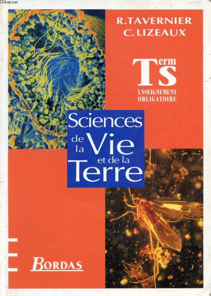 SCIENCES DE LA VIE ET DE LA TERRE, TERMINALE S
