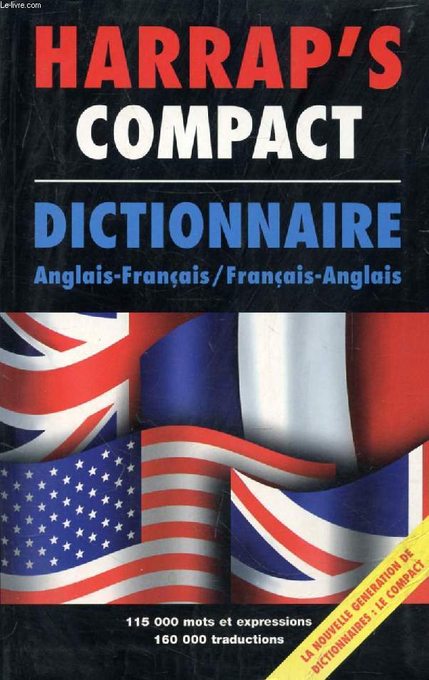 HARRAP'S COMPACT DICTIONNAIRE, ANGLAIS-FRANCAIS, FRANCAIS-ANGLAIS