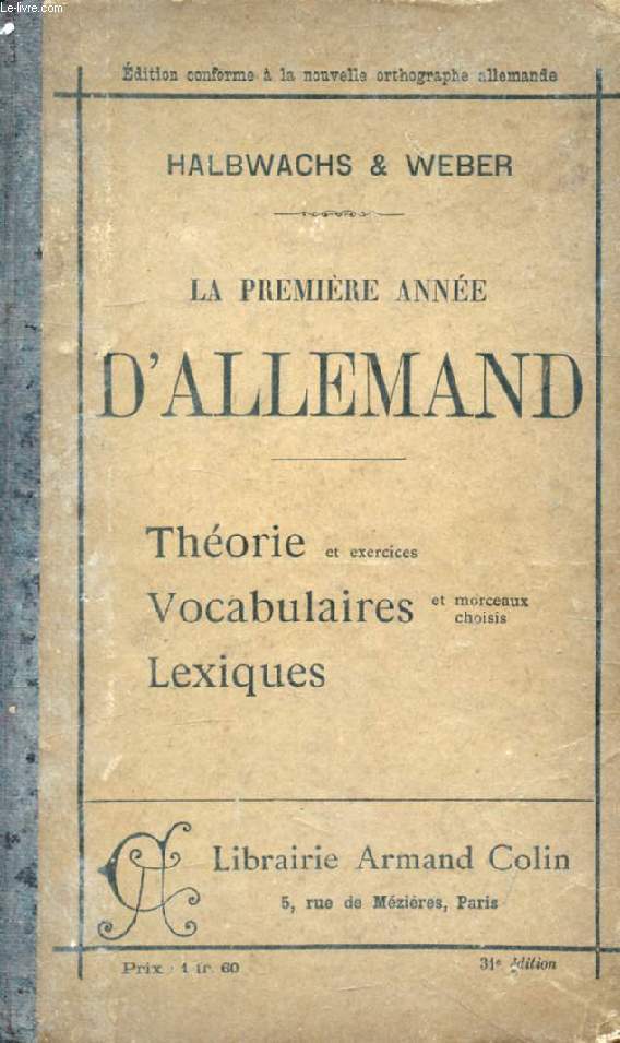 LA PREMIERE ANNEE D'ALLEMAND