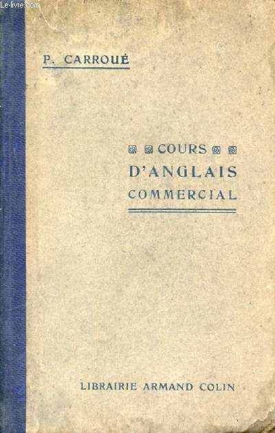 COURS D'ANGLAIS COMMERCIAL