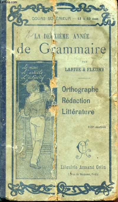 LA DEUXIEME ANNEE DE GRAMMAIRE