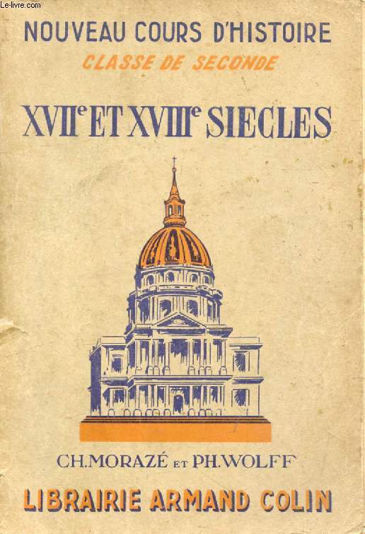 XVIIe-XVIIIe SIECLES, CLASSE DE 2de
