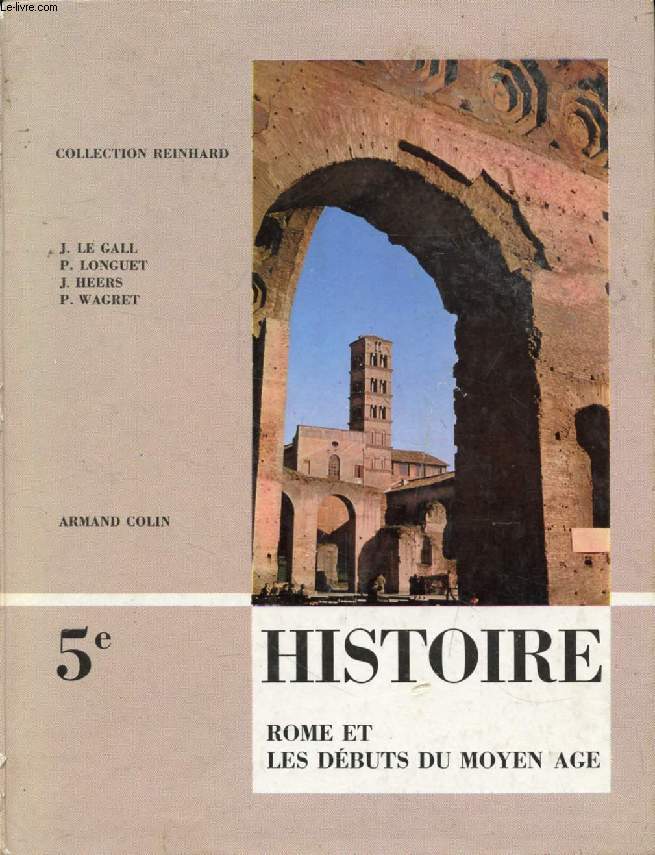 HISTOIRE, ROME ET LES DEBUTS DU MOYEN AGE, CLASSE DE 5e