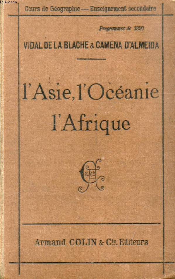 L'ASIE, L'OCEANIE, L'AFRIQUE