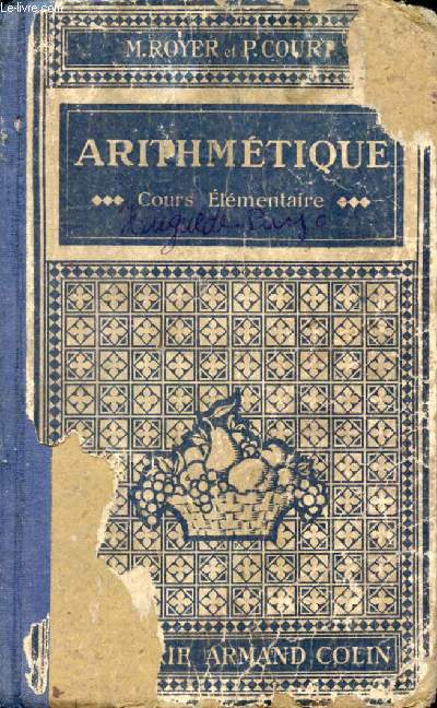 ARITHMETIQUE, COURS ELEMENTAIRE