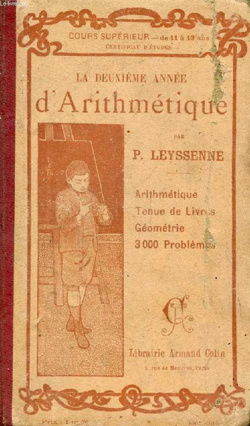 LA DEUXIEME ANNEE D'ARITHMETIQUE, COURS SUPERIEUR