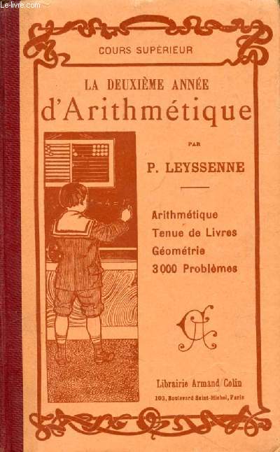 LA DEUXIEME ANNEE D'ARITHMETIQUE, COURS SUPERIEUR