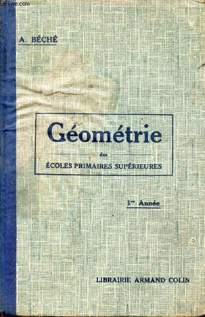 GEOMETRIE, 1re ANNEE, E.P.S.
