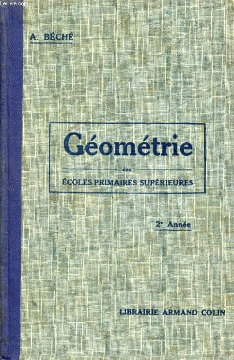 GEOMETRIE, 2e ANNEE, E.P.S.