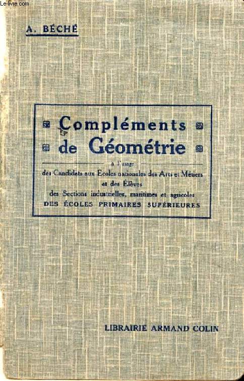 COMPLEMENTS DE GEOMETRIE, E.P.S.