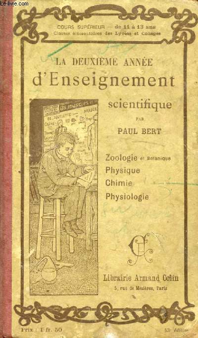 LA DEUXIEME ANNEE D'ENSEIGNEMENT SCIENTIFIQUE (SCIENCES NATURELLES ET PHYSIQUES)