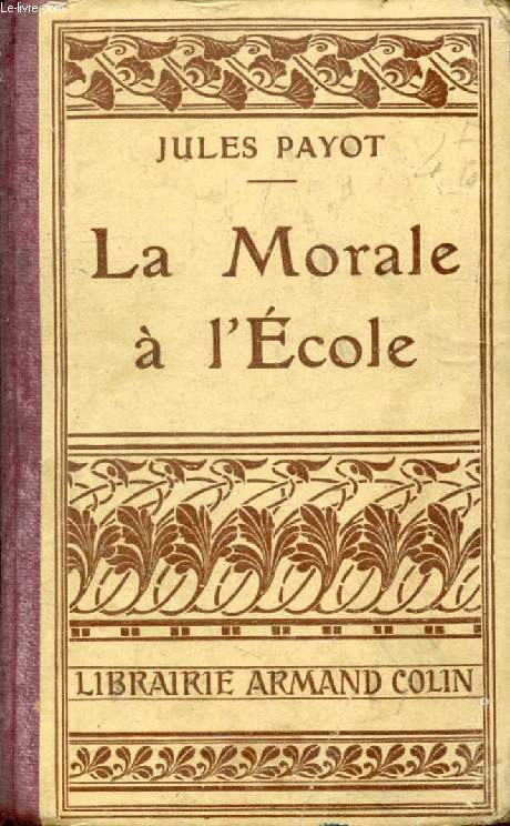 LA MORALE A L'ECOLE