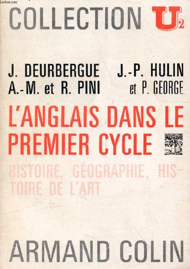 L'ANGLAIS DANS LE PREMIER CYCLE, HISTOIRE, GEOGRAPHIE, HISTOIRE DE L'ART