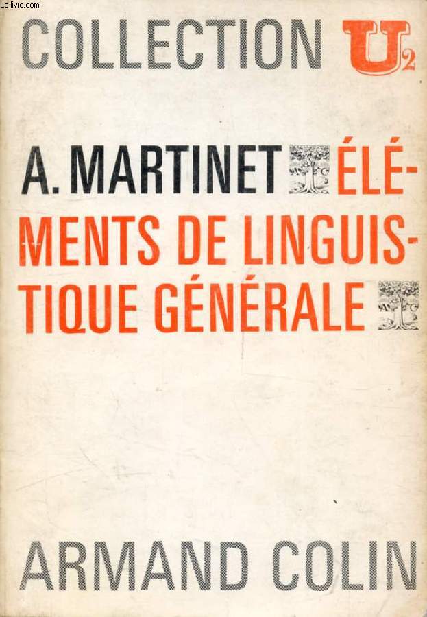 ELEMENTS DE LINGUISTIQUE GENERALE