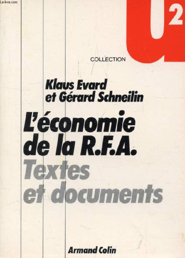 L'ECONOMIE DE LA R.F.A., Textes et Documents