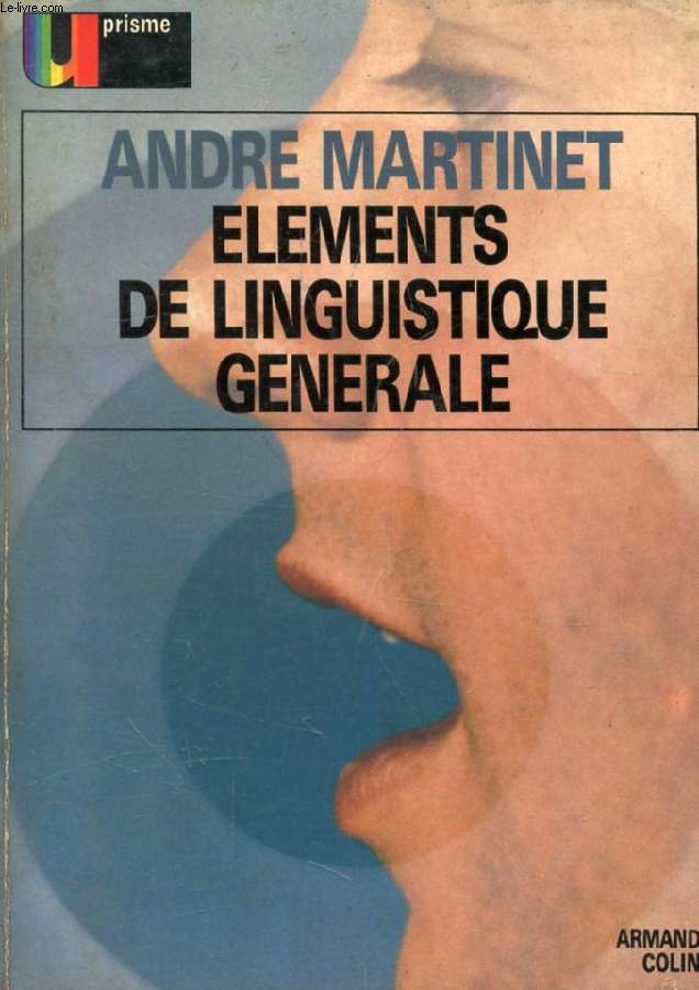 ELEMENTS DE LINGUISTIQUE GENERALE