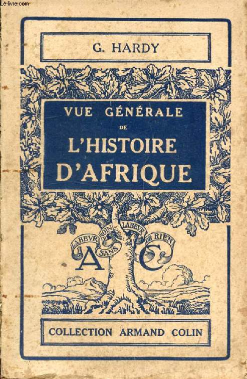 VUE GENERALE DE L'HISTOIRE D'AFRIQUE