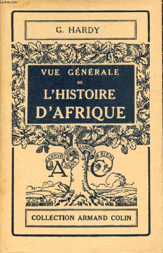 VUE GENERALE DE L'HISTOIRE D'AFRIQUE