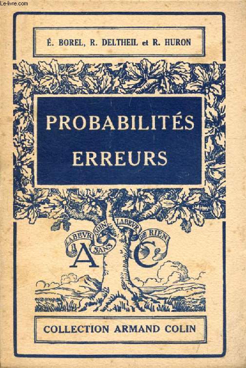 PROBABILITES, ERREURS