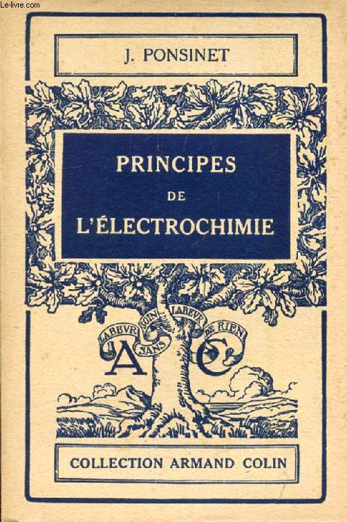 PRINCIPES DE L'ELECTROCHIMIE