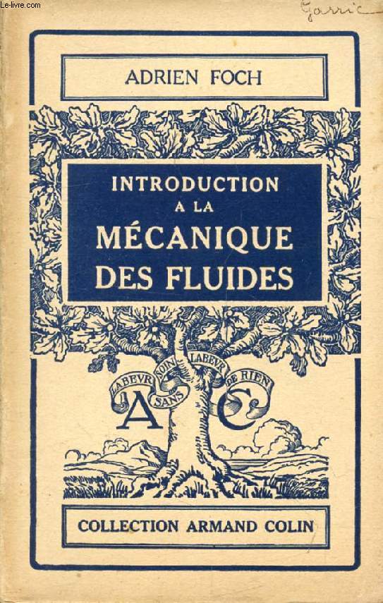 INTRODUCTION A LA MECANIQUE DES FLUIDES