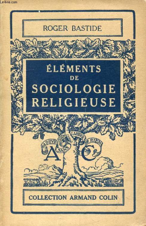 ELEMENTS DE SOCIOLOGIE RELIGIEUSE