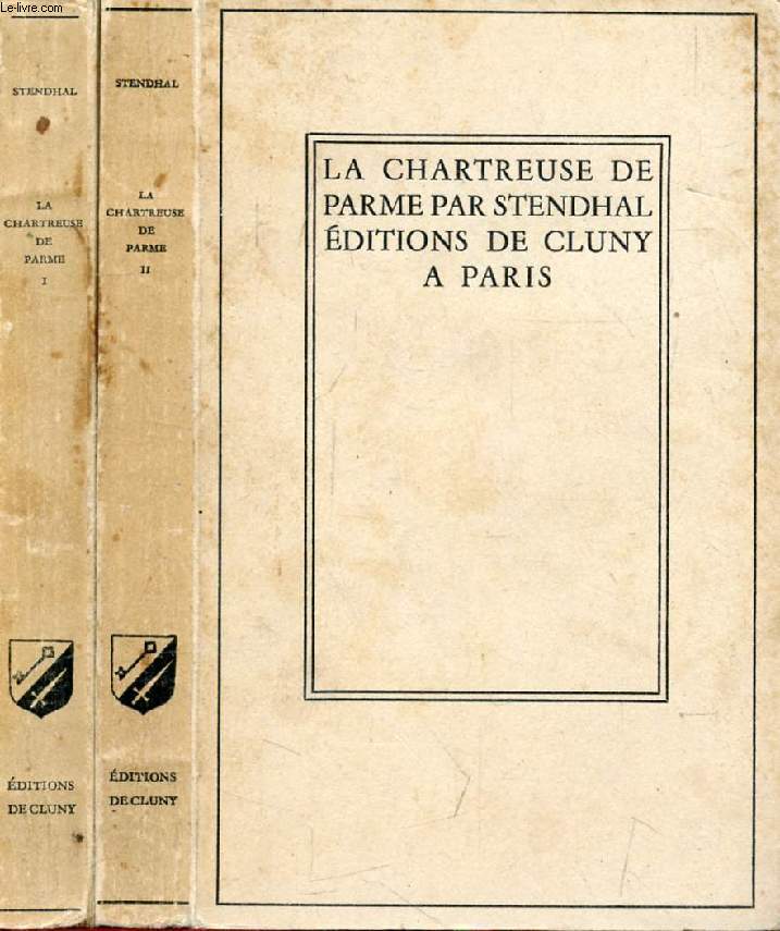 LA CHARTREUSE DE PARME, 2 TOMES