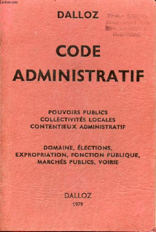 CODE ADMINISTRATIF