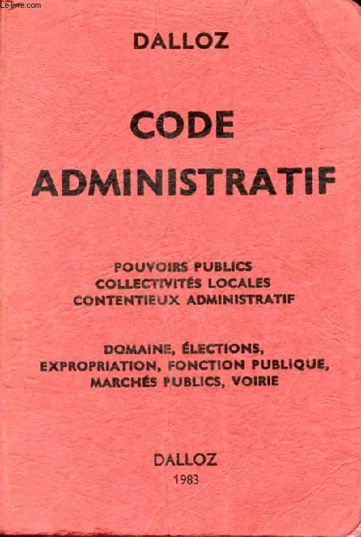 CODE ADMINISTRATIF