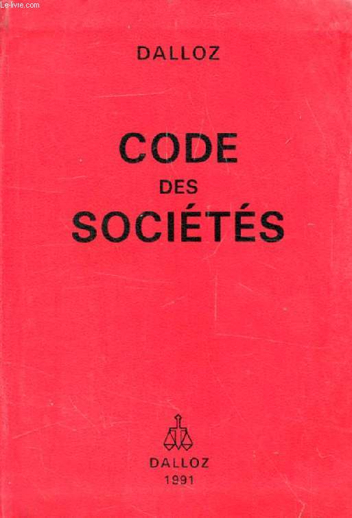 CODE DES SOCIETES