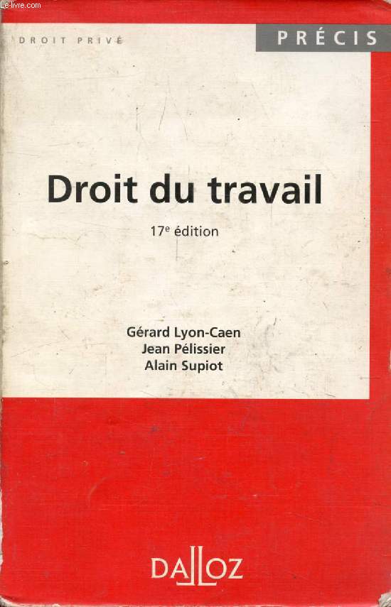 DROIT DU TRAVAIL