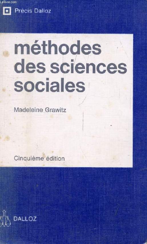 METHODES DES SCIENCES SOCIALES