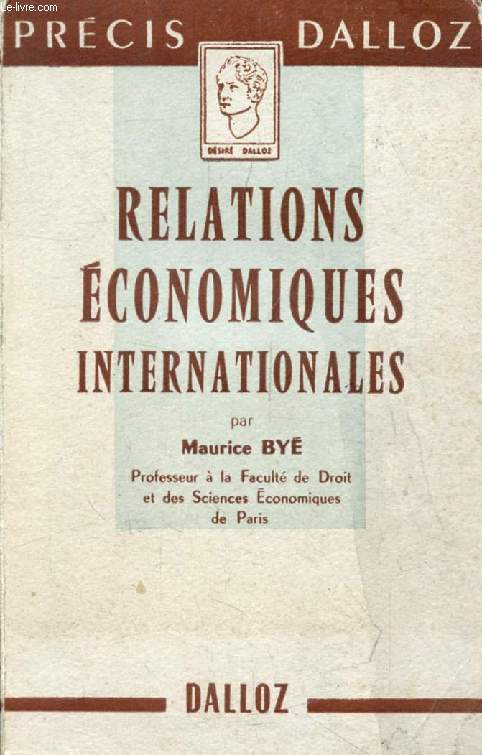 RELATIONS ECONOMIQUES INTERNATIONALES