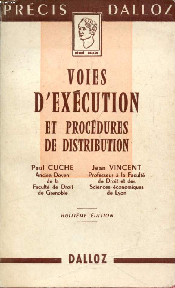 VOIES D'EXECUTION ET PROCEDURES DE DISTRIBUTION