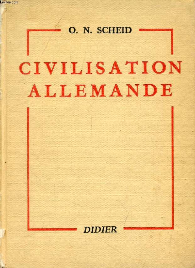 CIVILISATION ALLEMANDE, BACCALAUREAT, GRANDES ECOLES, PROPEDEUTIQUE