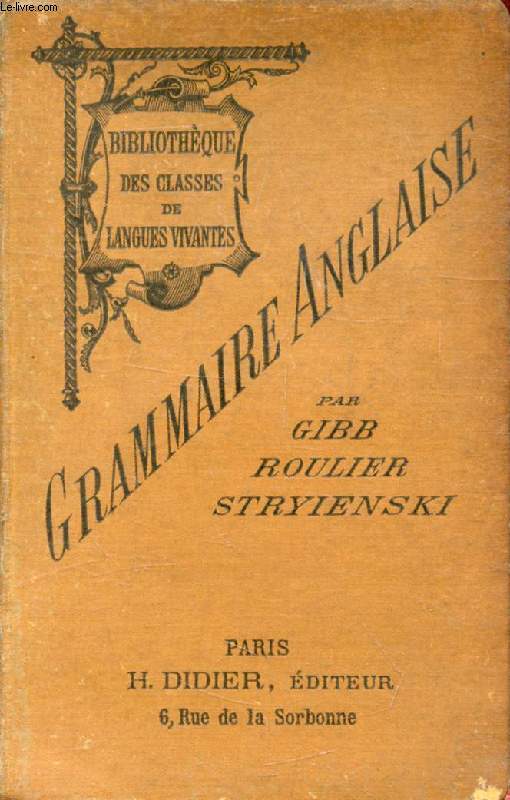 GRAMMAIRE ANGLAISE