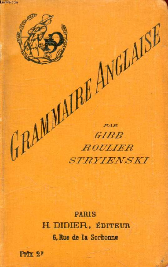 GRAMMAIRE ANGLAISE