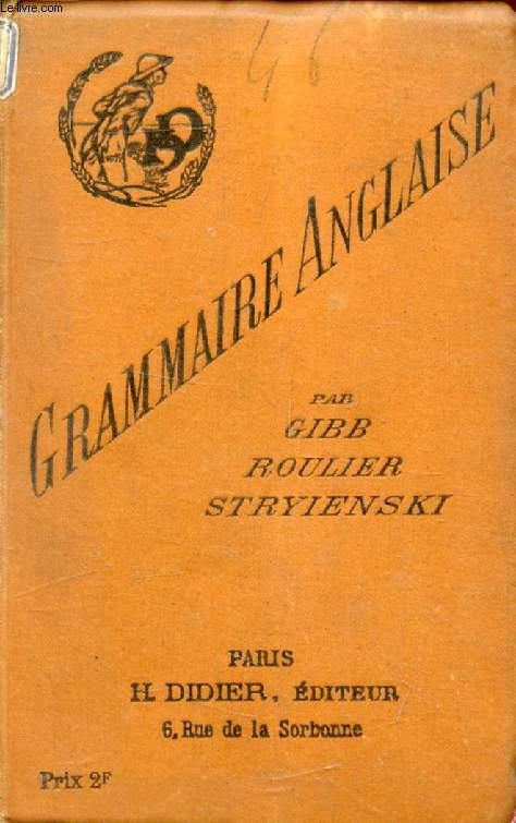 GRAMMAIRE ANGLAISE