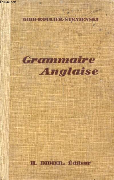 GRAMMAIRE ANGLAISE