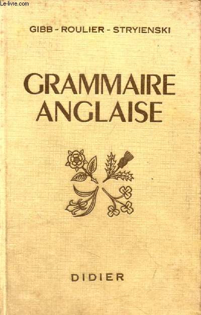 GRAMMAIRE ANGLAISE